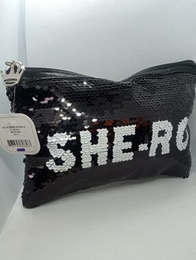 HALLMARK SEQUIN MAKE UP BAG